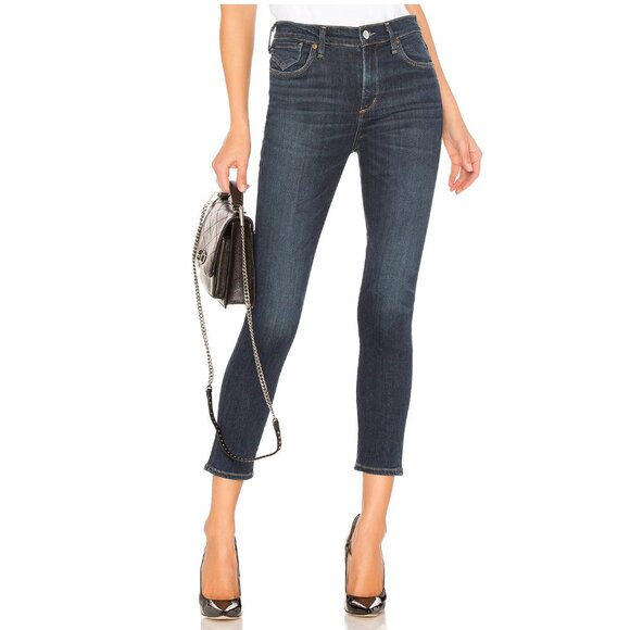 Agolde Sophie High Rise‎ Skinny Crop in Starland Size 28 - Picture 1 of 7